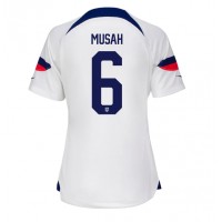 forente stater Yunus Musah #6 Fotballklær Hjemmedrakt Dame VM 2022 Kortermet